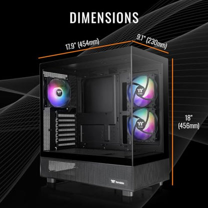 Thermaltake LCGS View u2670-270 Gaming Desktop (Intel® Core™ Ultra 7 265KF, ToughRam 32GB DDR5 6400MT/s RGB Memory, NVIDIA GeForce® RTX 5070, 1TB NVMe M.2, WiFi, Windows 11) V27B-B860-570-LCS - size: 265KF, style: 5070