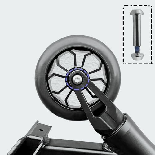 MEETOOT 2Sets Adapted for Micro Scooters Rockers Trolleys Wheelchairs Folding Tables and Chairs Repair 24 to 120mm M8 Replacement Screw Kit for Roller Skates Furniture and Luggage
