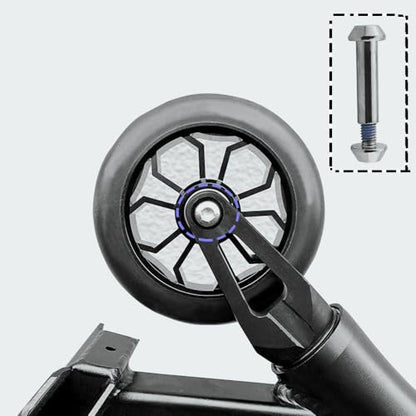MEETOOT 2Sets Adapted for Micro Scooters Rockers Trolleys Wheelchairs Folding Tables and Chairs Repair 24 to 120mm M8 Replacement Screw Kit for Roller Skates Furniture and Luggage