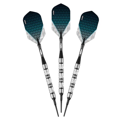 Viper Diamond 90% Tungsten Soft Tip Dart Set Black Rings 16 Grams