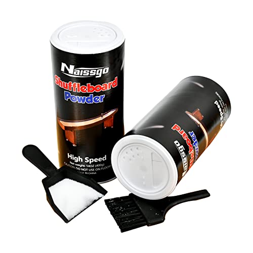 Shuffleboard Sand Wax Shuffleboard Powder Set with Small Brush & Pan - style: 2 Cans High Speed