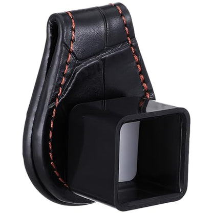 Prasacco Pool Chalk Holder, Magnetic Leather Pool Cue Chalk Holder with Belt Clip Billiard Accessories Black for Snooker and Stylish Billiard Accessories