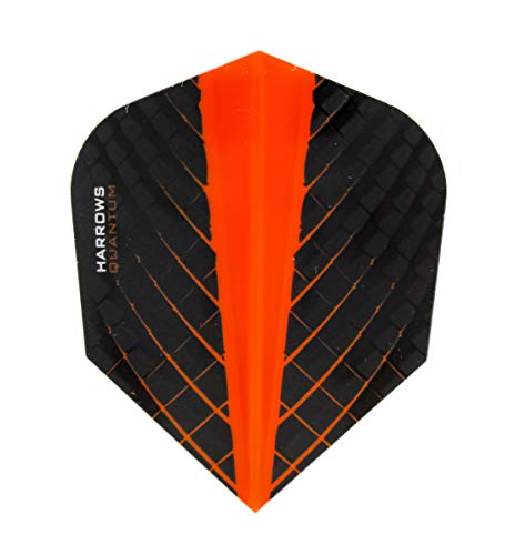 sure grip Viper Orange Soft Tip Darts with Dart Case & Accessories Choice of Flights 16 or 18 Grams Plus I Love Darts Bracelet (Harrows Quantum, 16g)