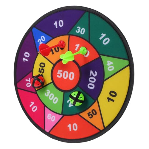 BESPORTBLE 1Set Extra Sticky Dart Board Game for Fun with Sticky Balls Engaging Party for Family Friends for All Ages