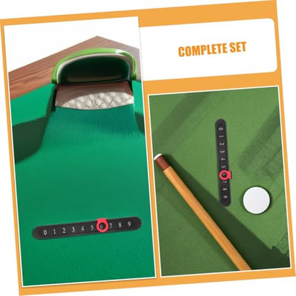 Toddmomy 5pcs Billiard Score Keeper Mini Tabletop Score Counter for Snooker Games for Pool Table for Home Office Competitive Play