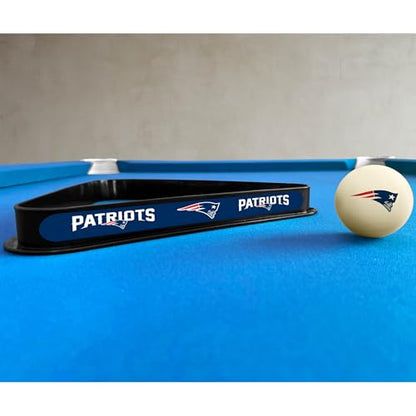 Imperial NFL Cue Ball & Rack Set - color: New England Patriots, White
