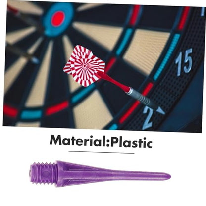 POPETPOP Soft Head Soft Tip Supplies Replacement Soft Tip Flights with Accessories Point Wear-Resistant Tips Soft - color: Purple