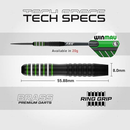 Winmau Masters Pro Dartboard - PDC Tournament Dart Board with High-Density Sisal & Ultra-Thin Wire System - Available as Board Set or Cabinet Set with Steel Tip Darts - style: Dartboard and Cabinet