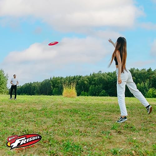 Whamo-O Frisbee - World Class Frisbee - 9.25" Sport Flying Disc 119G - Lightweight - Durable Flying Disc Toys for School, Game Prizes, Party, Indoor & Outdoor Game - style: 6 PACK ( RED + BLUE )