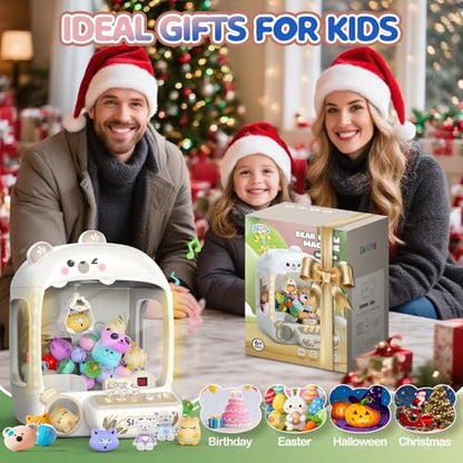 Skirfy Claws Machines for Kids Bear,Vending Machines Toys with Sound,Lights and Furbys for Girls,Arcades Games Toys for Ages 8-13,Birthday Party for 6 7 8 9 Year Old Boys Girls