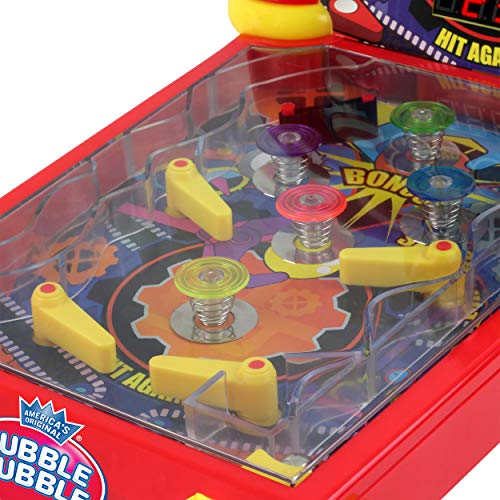 Dubble Bubble DB100P Pinball Gumball Machine - Lights - Sounds (Red)