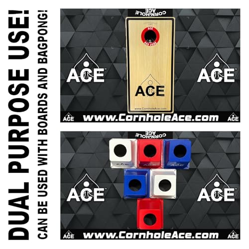 CornholeAce ACE Cornhole Pitch Pad Set - Includes 2 Cornhole Mats