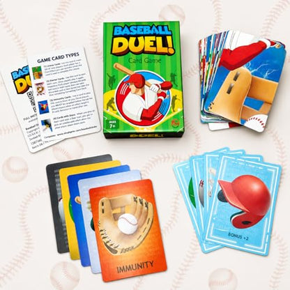 Card Game – Fast-Paced Puzzle & Strategy Baseball Game for Kids, Teens & Adults | 2–4 Players or Team Play | Ages 7+ | Little League to MLB-Inspired Sports Family Game Night Fun