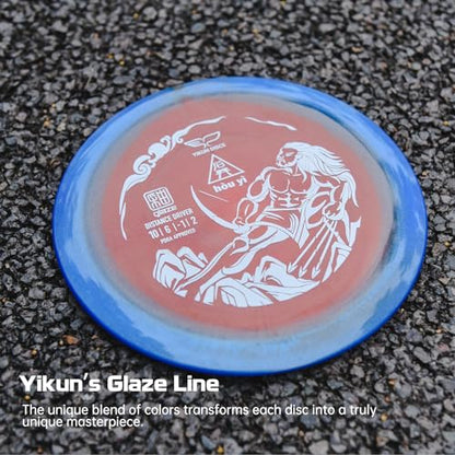 yikundiscs PDGA Approved HOU YI Crystal Scented Distance Driver Golf Disc, 170-176g Tournament Weight, Natural Osmanthus Fragrance, High Glide All-Around Distance Disc for All Skill Levels - color: Blue