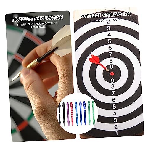 Aluminum Dart Shafts Set Rings for Tip Darts Durable Non-Slip and Easy Control All Players and Enhancing Performance