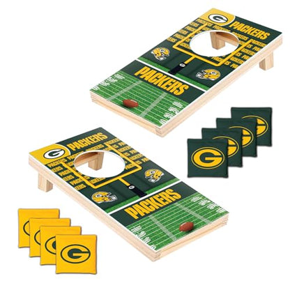 MasterPieces Officially Licensed NFL Tabletop Cornhole for Adults - style: Green Bay Packers