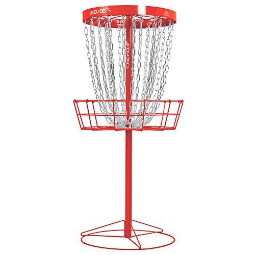Axiom Discs Pro 24-Chain Disc Golf Basket - color: Red