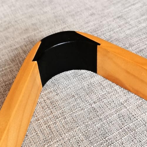 Keenso Billiard Ball Triangle Rack,Billiard Ball Triangle Rack Black 57.2MM Pine British Fancy 9 Ball Pool Ball Rack Yellow