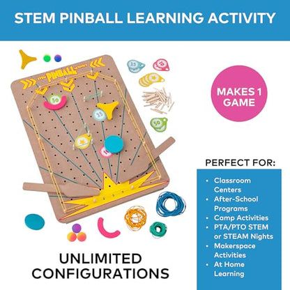 Fun Express STEM Pinball Learning Activity - Makes 1