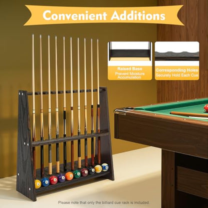 10-Hole Golf Club Organizers Holder, Cue Billiard Sticks Golf Putter Rack Shelf Floor Stand Clubs Display Stand Holds 10 Golf Pool Sticks Sports Supply - style: style 7