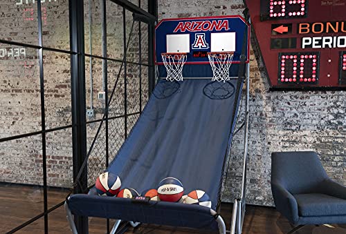 Pop-A-Shot - Home Dual Shot with NCAA Graphics l Sensor Scoring l 16 Game Modes l 7 Balls l Foldable Storage l for All NCAA Fans - style: Arizona Wildcats