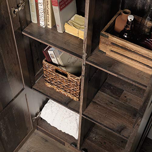 Sauder Select Storage Cabinet, Pantry Cabinet Kitchen Storage with Adjustable Shelves, Utility Room Storage Cabinet, in Reclaimed Pine - color: Reclaimed Pine