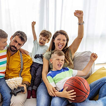 KAAYEE Engraved Basketball for Grandson, Engraved Basketball for Son from Mom Dad, Personalized 29.5" Basketballs Gifts, Custom Christmas Birthday Graduation Back to School Gift for Son from Mom Dad - color: Mom to Son