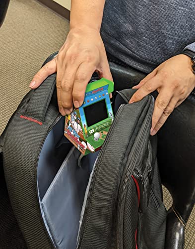 My Arcade All Star Stadium Nano Player- Portable Mini Arcade Machine with 207 Retro Games, 2.4" Screen, Green, Tiny Arcade - style: All Star Stadium