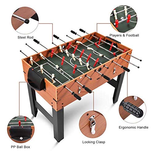 Sunil Foosball Air Hockey Pool Table 48" 3-in-1 Multi Combo Game Table