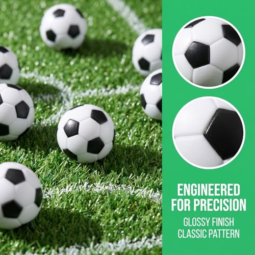 Beaupretty 10 Pcs Foosball Table Replacement Balls, 22mm Mini Soccer Balls, Plastic, Multi-Color, for Tabletop Game, Recreation Room, Kids Party Present