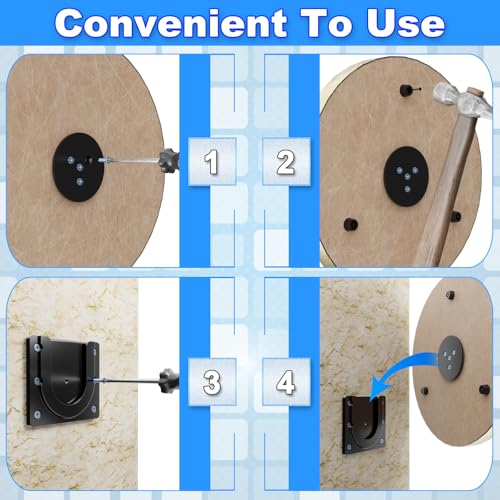 Cosmos 2 Set Plastic Dart Board Hanging Kits Wall Mounted Dartboard Holder Universal Dart Board Display Stand Dartboard Accessories