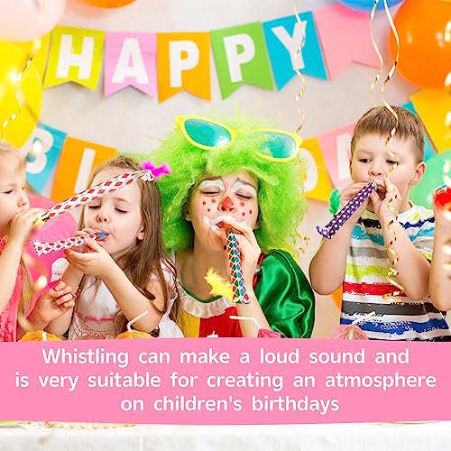 Chshhuao 50 Pcs Funny Blowouts Blow Horns Birthday Party Whistles New Years Party Favors