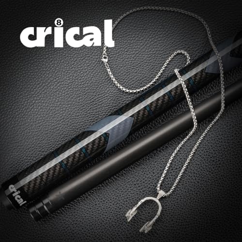 CRICAL Carbon Fiber Pool Cue Stick 58" Billiard Cue Sticks Professional Low Deflection Pool Sticks with 3/8 * 8 Pin Joint and 12.5mm Tip - color: 001-CL01