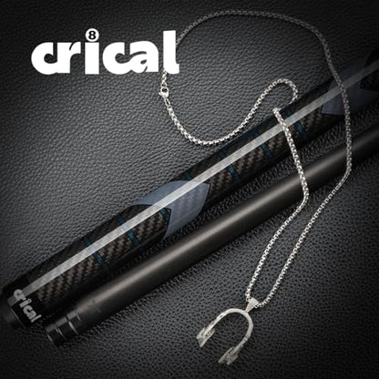 CRICAL Carbon Fiber Pool Cue Stick 58" Billiard Cue Sticks Professional Low Deflection Pool Sticks with 3/8 * 8 Pin Joint and 12.5mm Tip - color: 001-CL01