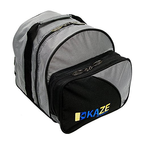 2 Ball Bowling Roller + 1 Ball Color Matching Add On Tote - color: Black-Gray