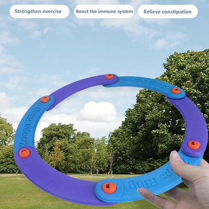 Flying Ring Folding BomerangToy, Aerodynamic Flying Disc, Wind Resistant Foldable Boomerangs, PlasticToy Ultimate Glider Toss Game, for Beach FrisbeePark Activities Outdoor Toy TeenFrisbee