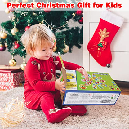 AugToy Kids Bowling Toy Set, Toddler Indoor Outdoor Activity Play Game Toys for Boy Girl, Soft 10 Foam Bowling Pins & 2 Balls, Educational Children Birthday Party Gifts