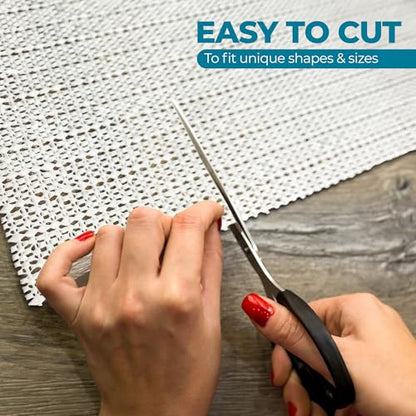 Superior Area Rug Pad, Non-Slip, Non-Skid, Floor Protector, Table Runner, Hardwood and Tile Floors Padding, Washable, Place Mats, Gripper Mat, Slide Stoppers, Rubber Rug Grip, 2'6" x 10', Cream - size: 2'6" x 10' (Rectangular)