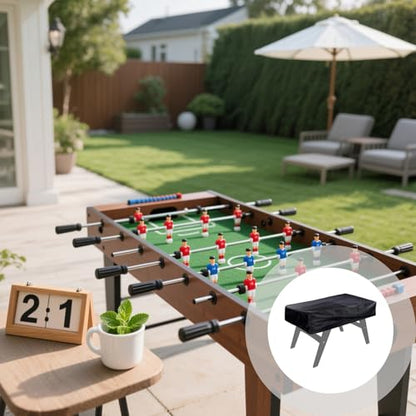 Waterproof Dustproof Foosball Table Cover, 210D Oxford Cloth, Heavy Duty, Outdoor Game Table, Fits Tables 63 X 45.3 X 19.7 in（150 X 110 X 50 Cm）