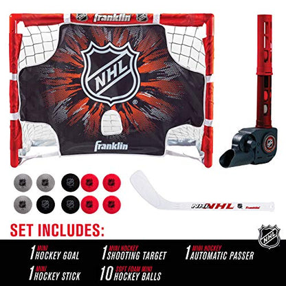 Franklin Sports Mini Hockey Automatic Passer, Goal & Target Set