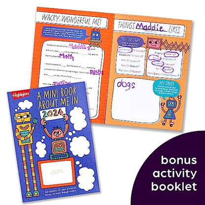 Highlights for Children Hidden Pictures 2024 Activity Books for Kids Ages 6 and Up, 4-Book Set of Travel-Friendly Screen Free Seek and Find Fun, Books Double as Coloring Books