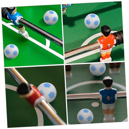Abaodam 6pcs Foosball Balls Mini Football Game Accessories Tabletop Soccer Replacement Balls Bright for Adult Boys and Girls