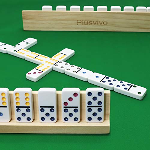 plusvivo Mahjong Mat Anti Slip and Noise Reduction Table Cover for Mahjong Paigow Poker Dominos 32.6" x 32.6"(83cm x 83cm) Green