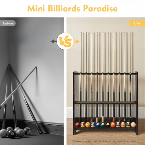 10-Hole Golf Club Organizers Holder, Cue Billiard Sticks Golf Putter Rack Shelf Floor Stand Clubs Display Stand Holds 10 Golf Pool Sticks Sports Supply - style: style 7