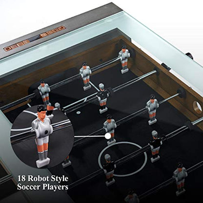 Barrington Foosball Multiple Styles Soccer Foosball Tables, Durable & Stylish Designs with Tabletop Sports Soccer Balls, Perfect for Family Game Rooms - style: 40 In. Urban Coffee Table