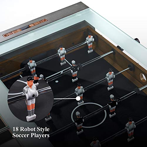 Barrington Foosball Multiple Styles Soccer Foosball Tables, Durable & Stylish Designs with Tabletop Sports Soccer Balls, Perfect for Family Game Rooms - style: 40 In. Urban Coffee Table