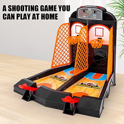 GOODLYSPORTS Mini Basketball, Table Top Games for Kids and Adults, Desktop Games, Desk Toys for Office for Adults, Basketball Gifts for Boys 8-12