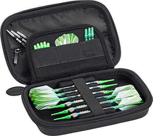 Casemaster Sentinel 6 Dart Case, Black Zipper - color: Black