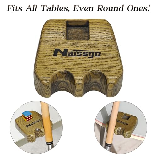 Cue Rest Cue Stick Holder Pool Cue Holder - style: Wood-2 Holes