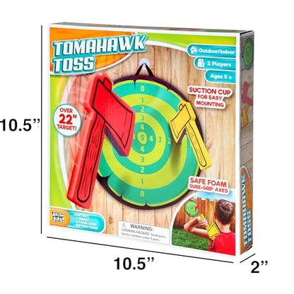 Anker Play 1000082/DOM Tomahawk Toss Safe Foam Axe Throwing Game for Kids, Multicolor, 4 Pieces